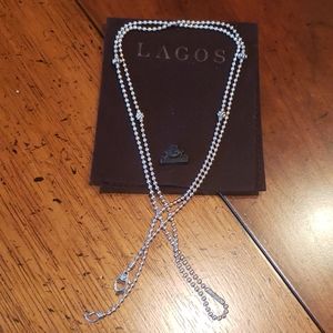 Lagos Caviar icon necklace 36"